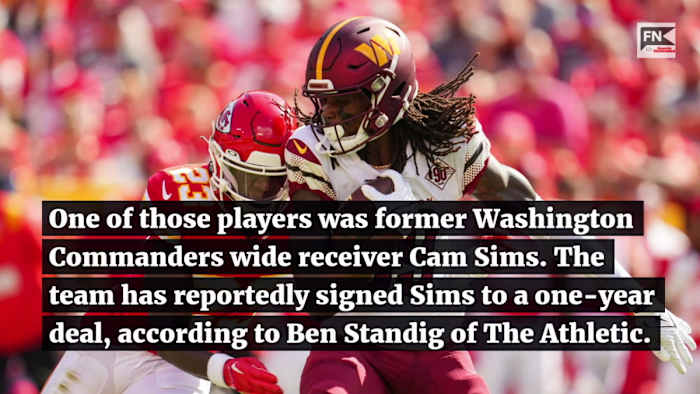 Raiders Sign WR Cam Sims